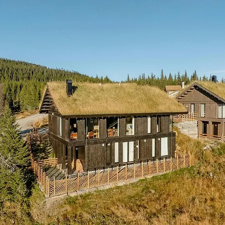 Дом отдыха Modern With In Out At Kvitfjell *