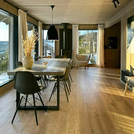 Дом отдыха Modern With In Out At Kvitfjell *