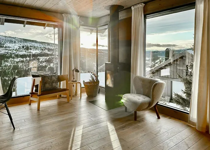 Modern With In Out At Kvitfjell Feriehus Fåvang