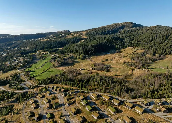 Modern With In Out At Kvitfjell Feriehus *