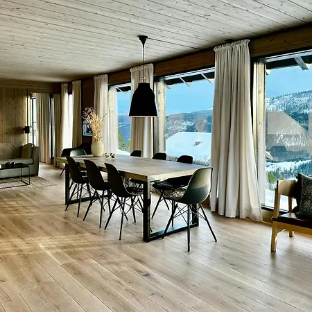 Дом отдыха Modern With In Out At Kvitfjell Favang